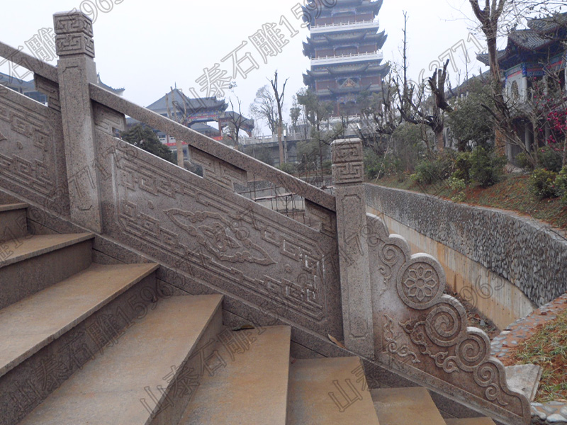 景區橋梁花崗巖石欄桿